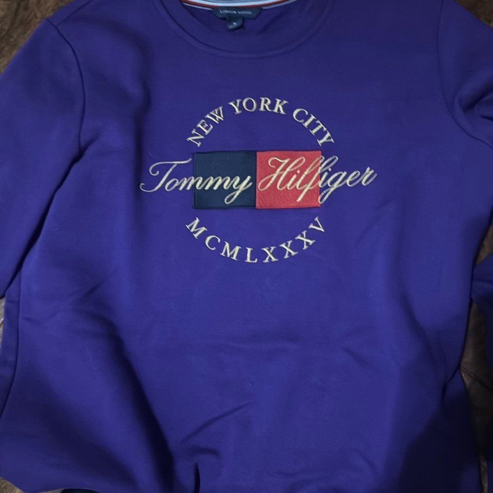 A nice warm purple sweater